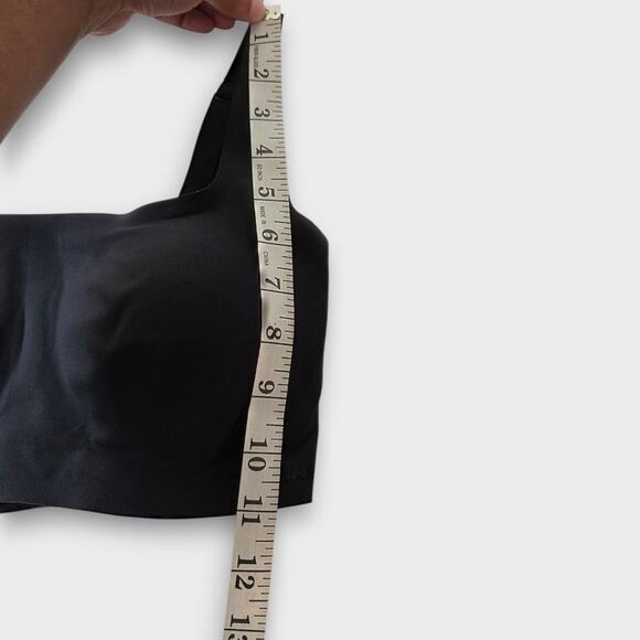 SKIMS Womens Scoop Longline Bralette Sm Black Wirefree Stretch Support - Picture 4 of 7